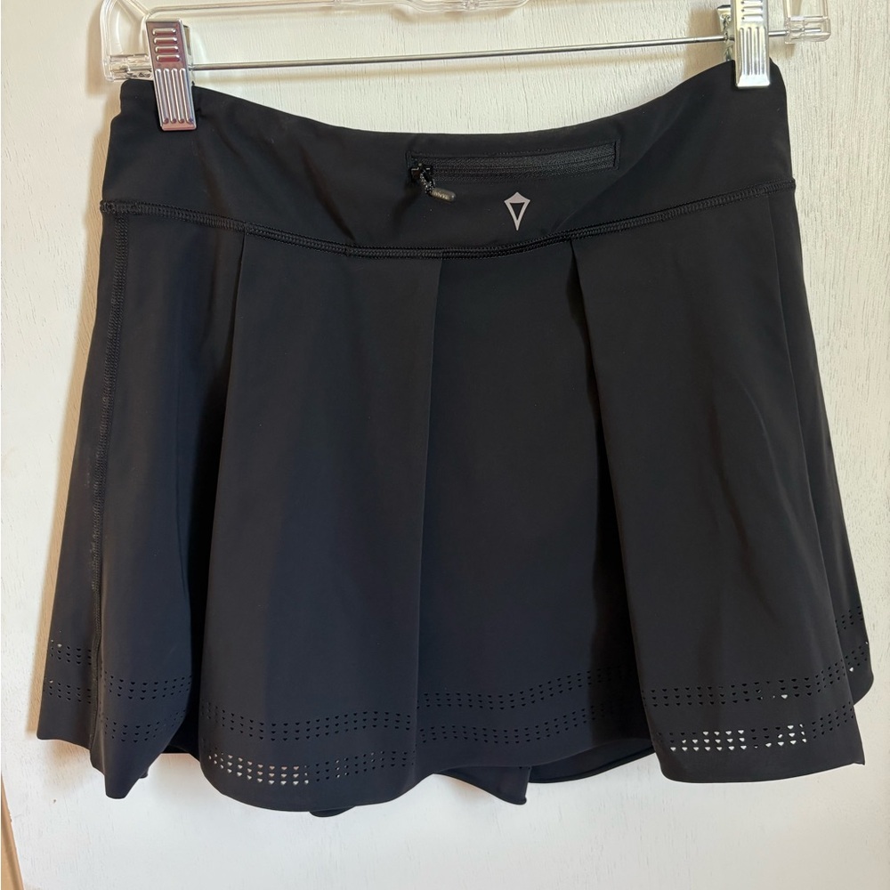 🍋IVIVVA  Girls Black Skort🎾 with Zipper Detail